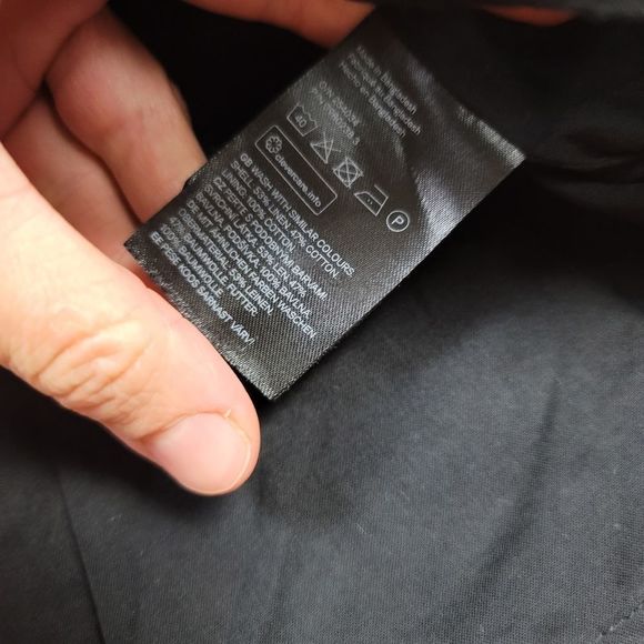 H&M Mini Dress Black Solid Sleeveless Spaghetti Strap Casual Cocktail Bodycon S - Picture 7 of 9